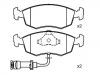 剎車片 Brake Pad Set:1 632 792