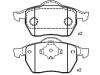 剎車片 Brake Pad Set:8D0 698 151 A