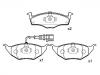 剎車片 Brake Pad Set:8Z0 698 151