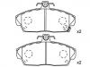 Brake Pad Set:45022-S6D-E01