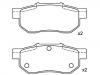 Brake Pad Set:43022-SR3-G02