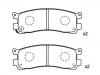 Brake Pad Set:HF39-26-48ZA