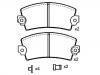 Brake Pad Set:60 00 039 184