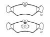 Brake Pad Set:003 420 64 20